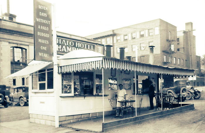 Halo Burger - Vintage Photo Of Original Halo Burger